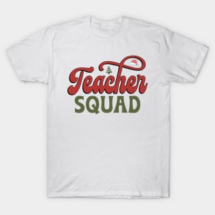 Teacher Squad Christmas T-Shirt